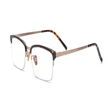 MONGOTEN высокое качество унисекс половина обод ацетат Ретро прогрессивный мульти-фокусные линзы оправа для дальнозоркости дальние очки для чтения