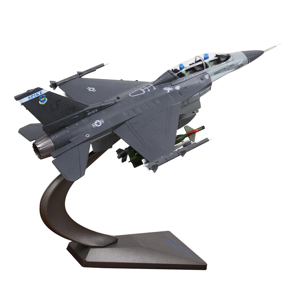 

1:72 Alloy Fighter Model F-16 Aircraft Warplane Diecast Collectibles Military Plane Model Adult Kids Toy Gift