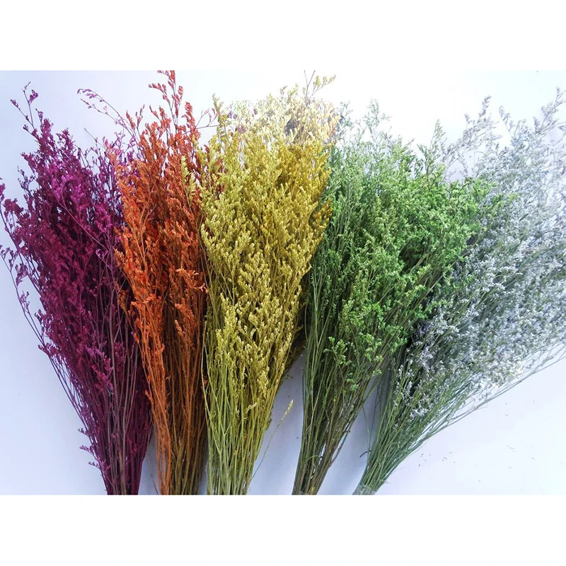 

Artificial Handmade Plant Natural Dried Flowers Bunch For Home Wedding Dector For Scrapbooking Handicraft