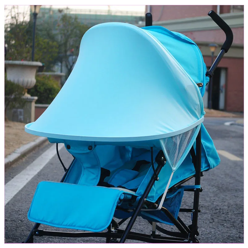 Folding Baby Stroller Sunshade Anti UV Cloth Sun Shade Baby Windproof Umbrella Sunscreen Rain