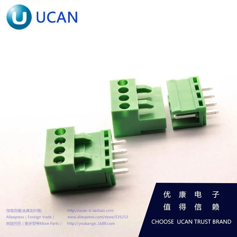 Straight pin plug type HT3.96 4P 3.96MM pitch straight pin plug