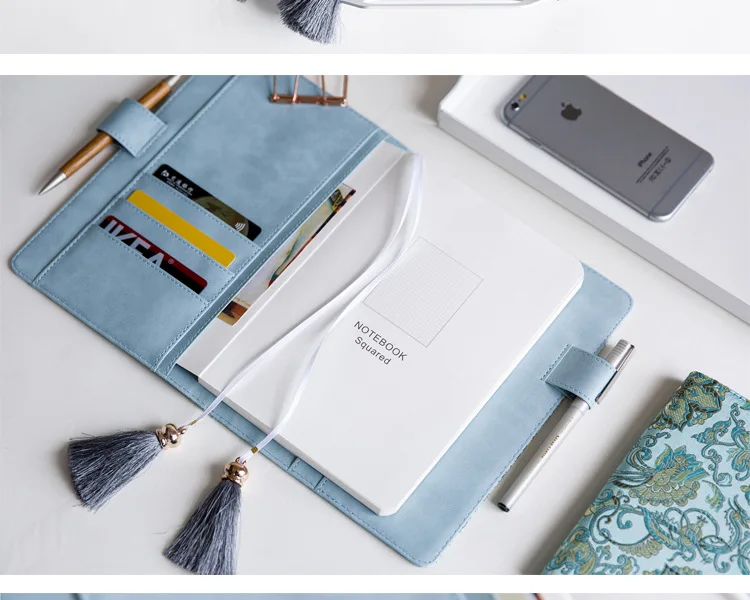 Kawaii тканевый чехол для стандартного ноутбука A5 A6 многоразовый Ежедневник с милой кисточкой Дневник Блокнот пули журнал
