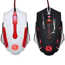 Светодиодный проводной игровой мыши для ПК ноутбука 3200 dpi 7D Кнопки Futural Digital feb27