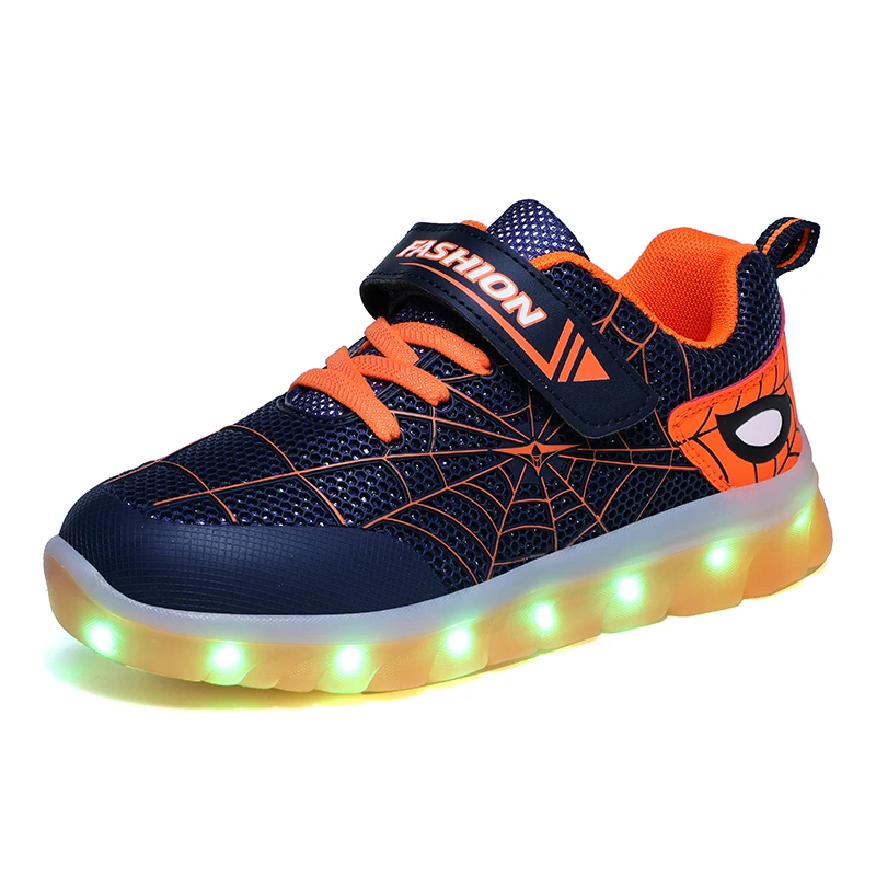 children's shoes for sale Green Pink USB New Charging Basket Led Children Shoes With Light Up Kids Casual Boys&Girls Luminous Sneakers Glowing Shoe enfant best children's shoes