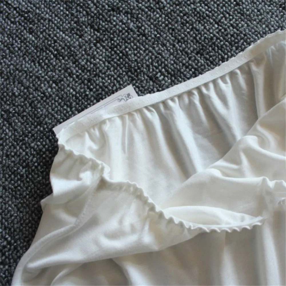 Women Modal Lace Half Slips Underskirt Elastic Waist Petticoat Safety Skirt Sexy Lingerie Intimates 42cm White Nude New 038-A363 Women Modal Lace Half Slips Underskirt Elastic Waist Petticoat Safety Skirt Sexy Lingerie Intimates 42cm White Nude New 038-A363