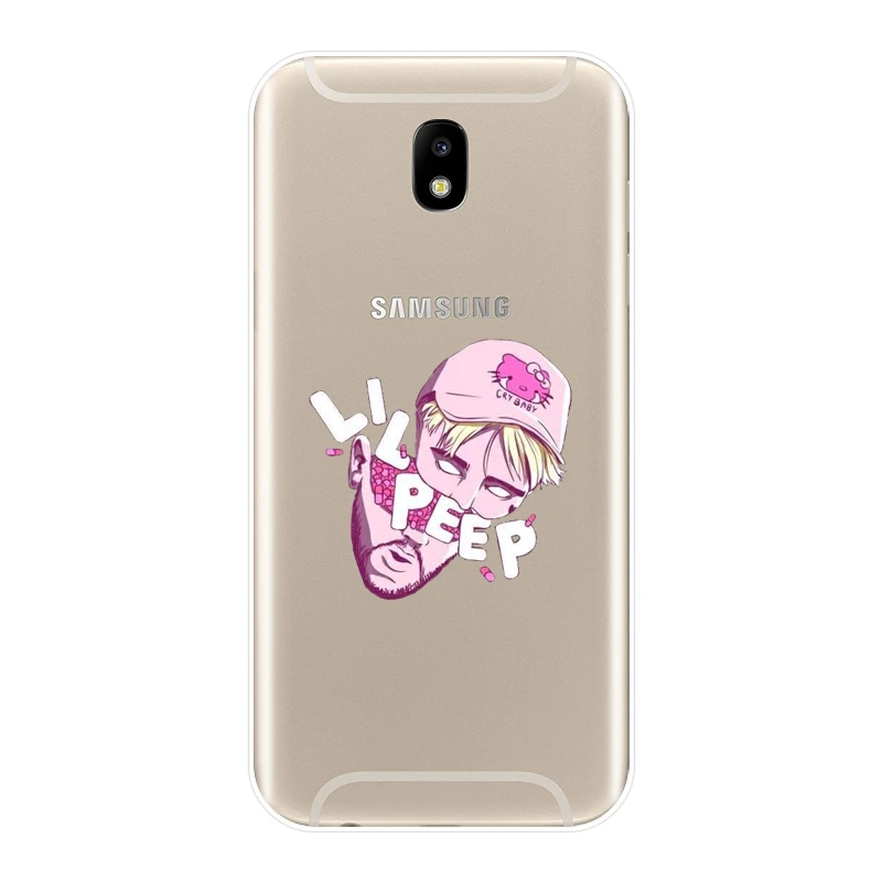 Задняя крышка Hip Lil Peep для Samsung Galaxy J3 J5 J7 2015 2016 2017 J2 Prime J4 J6 J8 Plus 2018 мягкий силиконовый