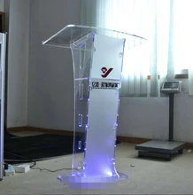 Factory Direct plexiglass podium wedding occasions, the master of ceremonies speech station acrylic tables