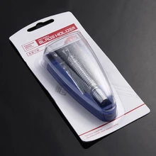 3 шт. Мужская бритва с длинной ручкой, безопасная бритва, двухсторонняя бритва из металлического алюминиевого сплава, 1 Бритва+ 1 чехол+ 1 лезвие, бритва для бритья, набор UN275