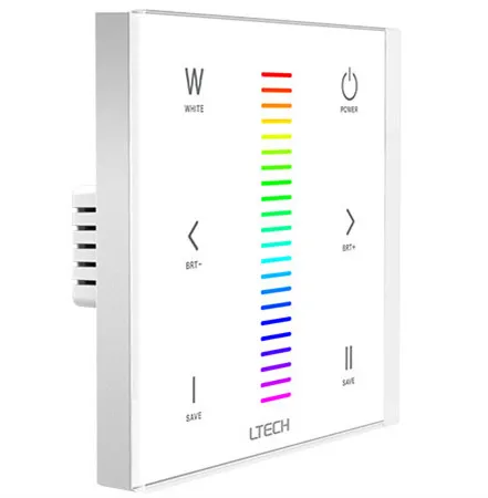 

model: E4; LED RGBW Touch Panel;DC12-24V input;3A*4CH A output