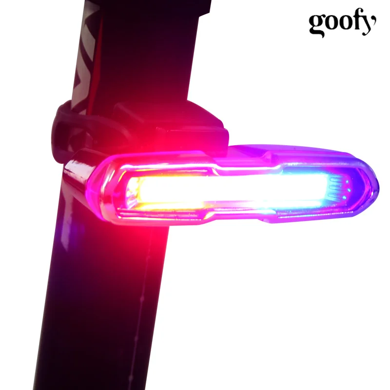 Excellent USB Rechargeable Front Rear Bicycle Light LED Bike Taillight Cycling Helmet Light Lamp Mount Bicycle light MTB Road Bike light 5