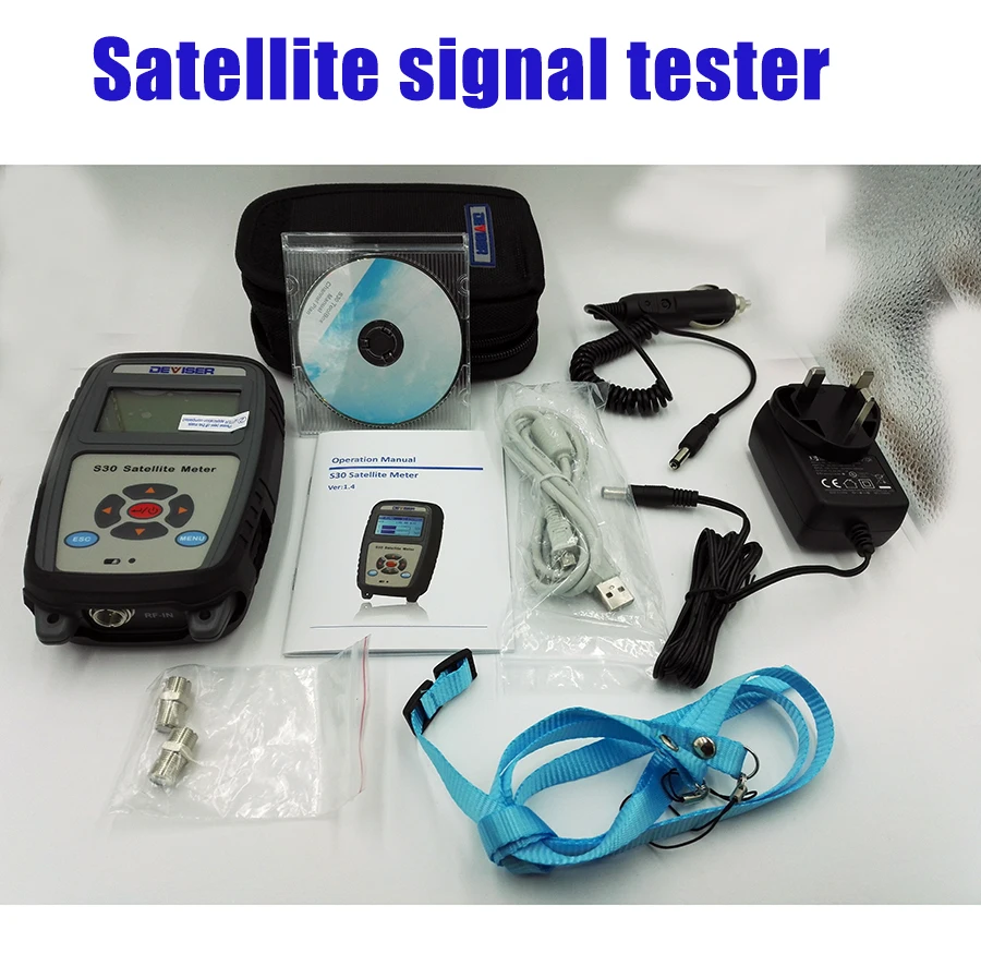

DS2030H Handheld portable Satellite signal tester,a new generation of technology, more suitable for most countries
