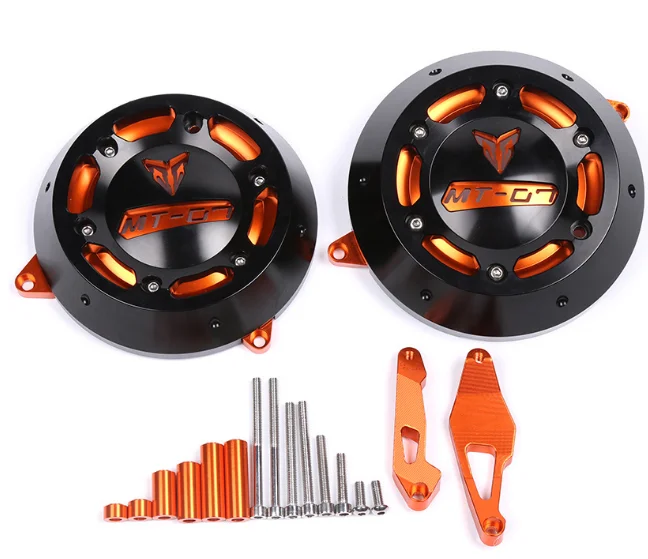

For YAMAHA MT-07 MT07 FZ-07 FZ 07 2014 2015-2017 FZ07 MT 07 Engine Stator Case Cover Engine Protective Cover Protector