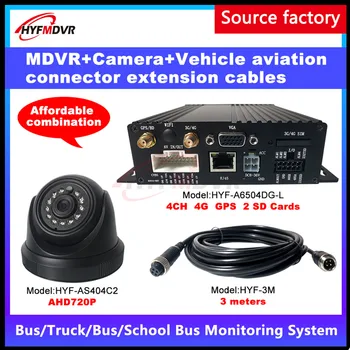 

Source factory SD card remote video surveillance 4G GPS mobile DVR reversing image car camera school bus / bus /large truck MDVR