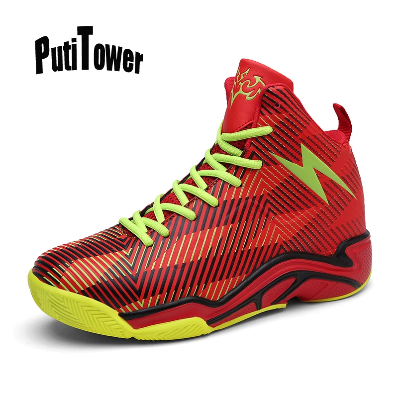 Plus Size 36 45 Men Women Basketball Shoes Boys High Top Sports