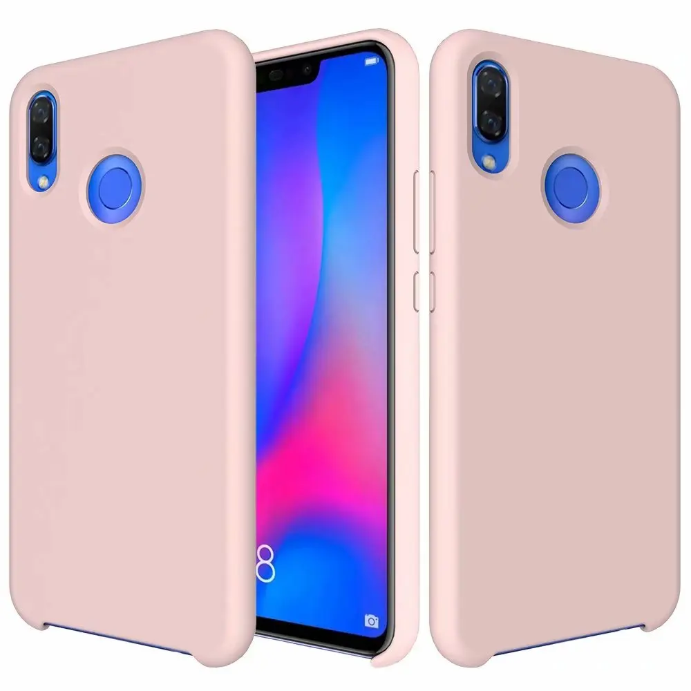 Чехлы для huawei P30 Nova 3i 4 mate 10 20 Lite Pro матовый Силиконовый из ТПУ V10 V20 чехол для huawei Honor 9lite 10 - Цвет: Pink
