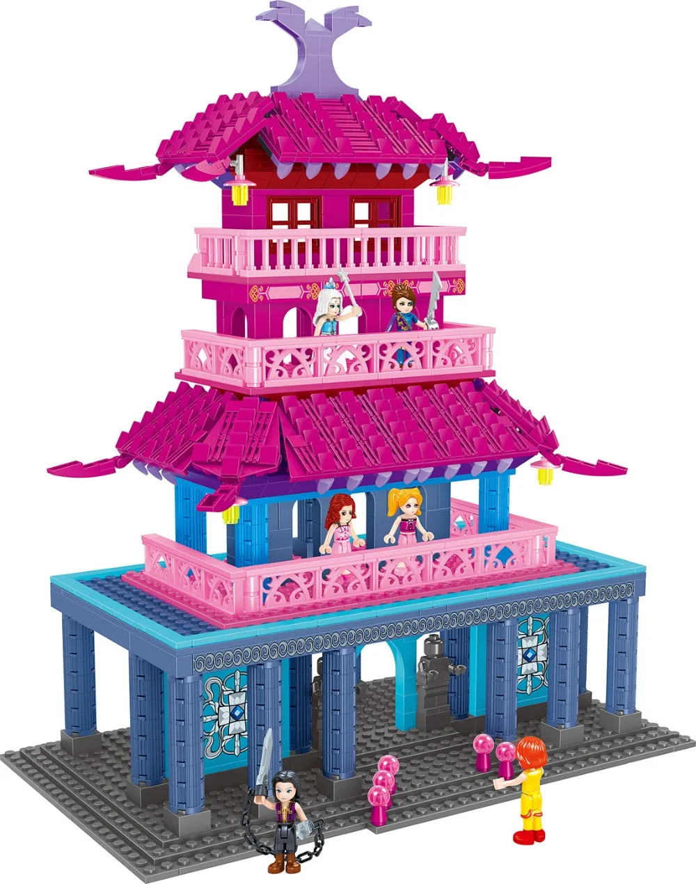 

1605 1118pcs Girl Series Elf The Wonderland Palace Princess Set Friends Building Blocks Bricks Toy Christmas Gifts For Kids
