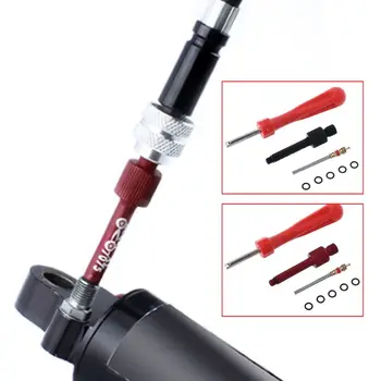 

Bicycle Rear Shock Absorber Pump Valve Adapter Valve Core Lengthen Aluminum Alloy MTB Bike Parts Repair Tools Replacement