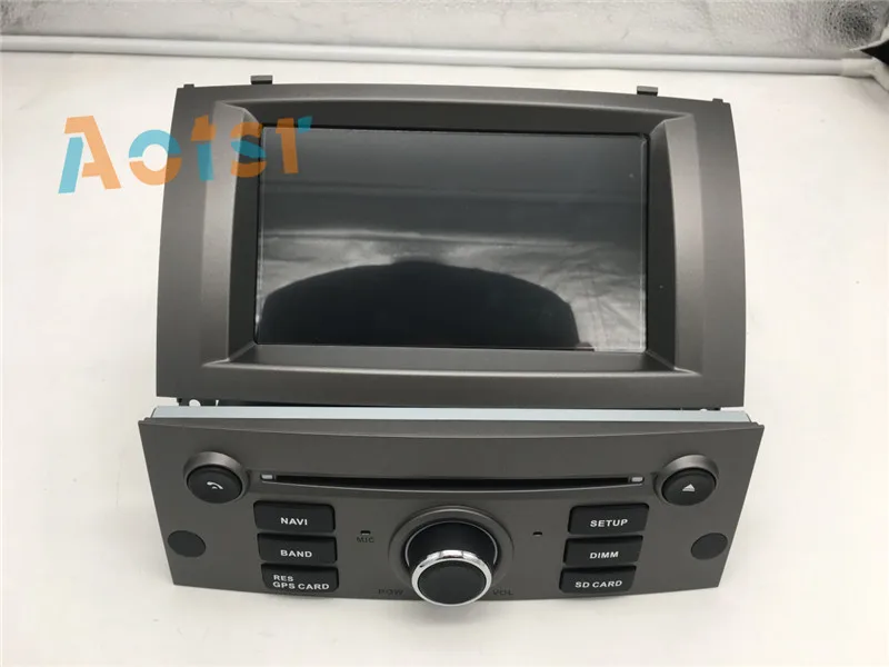 Cheap Android 9.1 Auto Glonass GPS Navi Car DVD Stereo for Peugeot 407 2004-2010 auto radio type recorder Multimedia player Head unitA 10