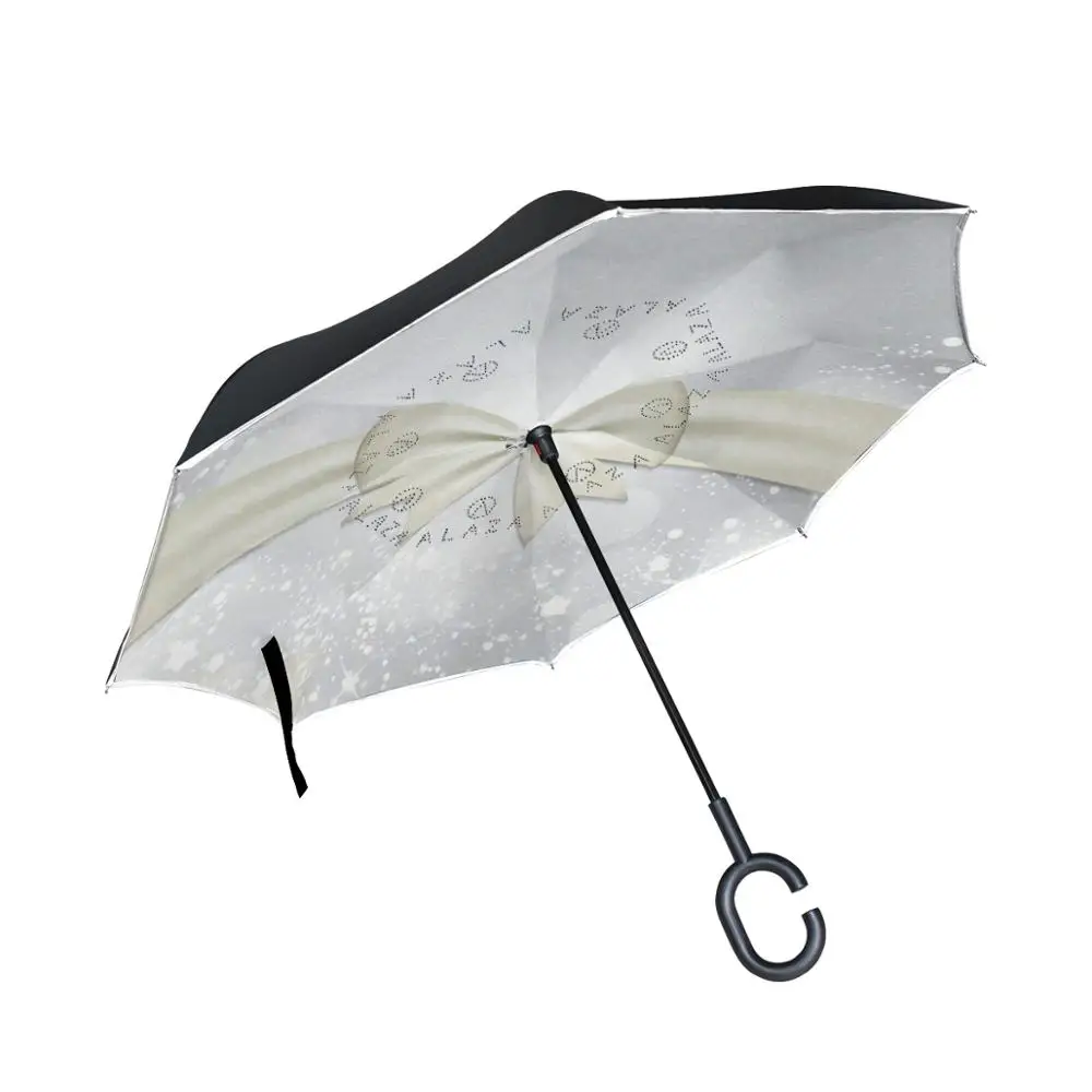 Susino UV Protection Umbrella Inverted Double Layer Umbrella Windproof