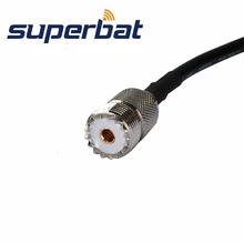 Superbat RF SMA кабель SMA женский разъем переборка к UHF женский RG58 100 см коаксиальный кабель адаптер