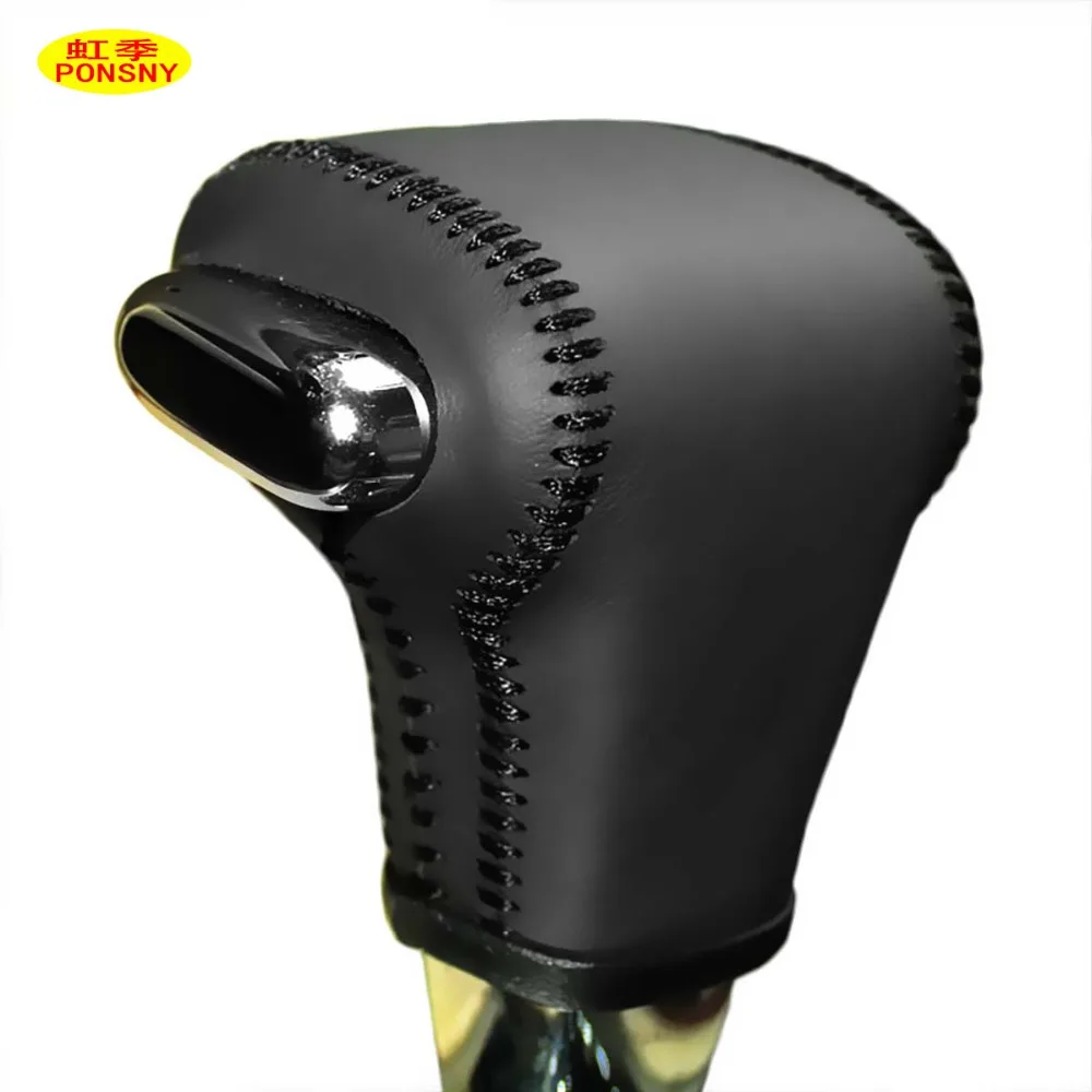 PONSNY чехлы из натуральной кожи на автомобильное снаряжение/руль чехол для Volkswagen VW