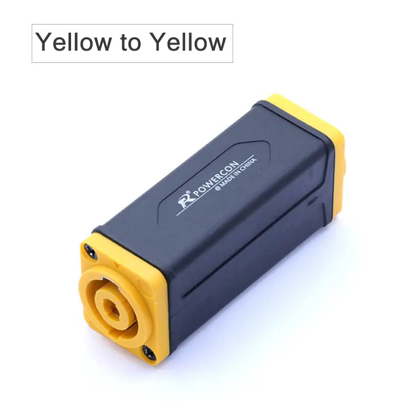 4 Pin Speakon Female to Female Jack Adapter Loudspeaker Cable Extention Coupler 4 Poles Power Amplifier Extender Chassis