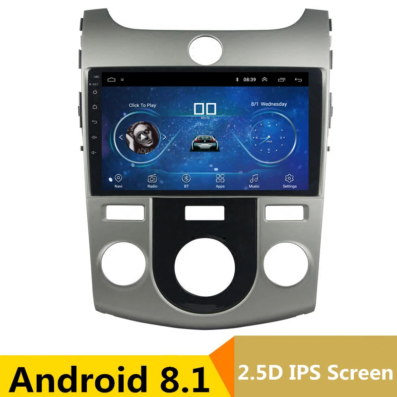 

9" 2.5D IPS Android 8.1 Car DVD Multimedia Player GPS for KIA Forte Cerato 2008 2009 2010-2012 audio car radio stereo navigation