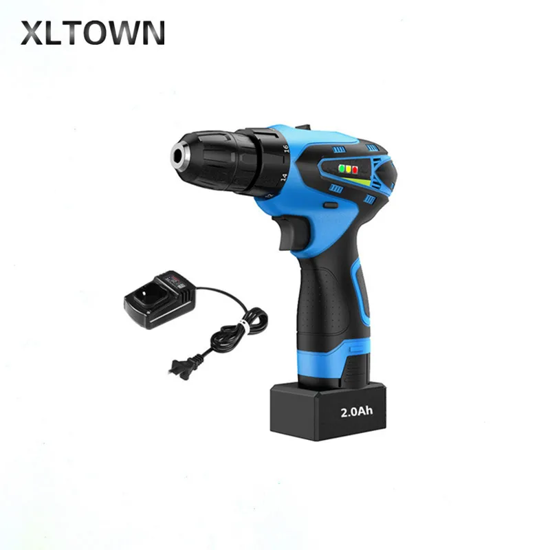 

XLTWON 25V Electric Screwdriver Multifunction Lithium Battery Electric Drill Charging Household Cordless Electric Drill