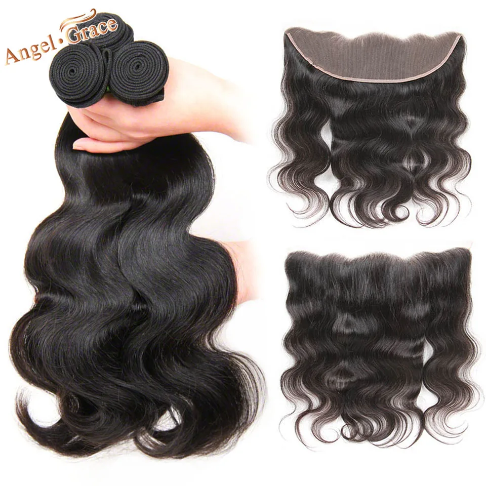body wave hair with frontal
