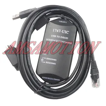 Suitable for AB SLC series PLC programming cable 1747-UIC data cable USB-1747PIC download line usb koyo suitable koyo sm sh sn dl su series download cable