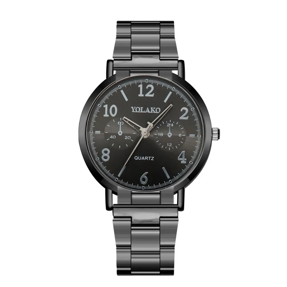 

Relogio Masculino Mens Watches Top Brand Luxury Black Steel Wrist Watch Men Watch Men's Watch Clock Erkek Kol Saati Reloj Hombre