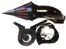 Aftermarket free shipping motorcycle parts Spike Air Cleaner Kits filter for Honda Aero 750 VT750 all year 1986-2012 Black
