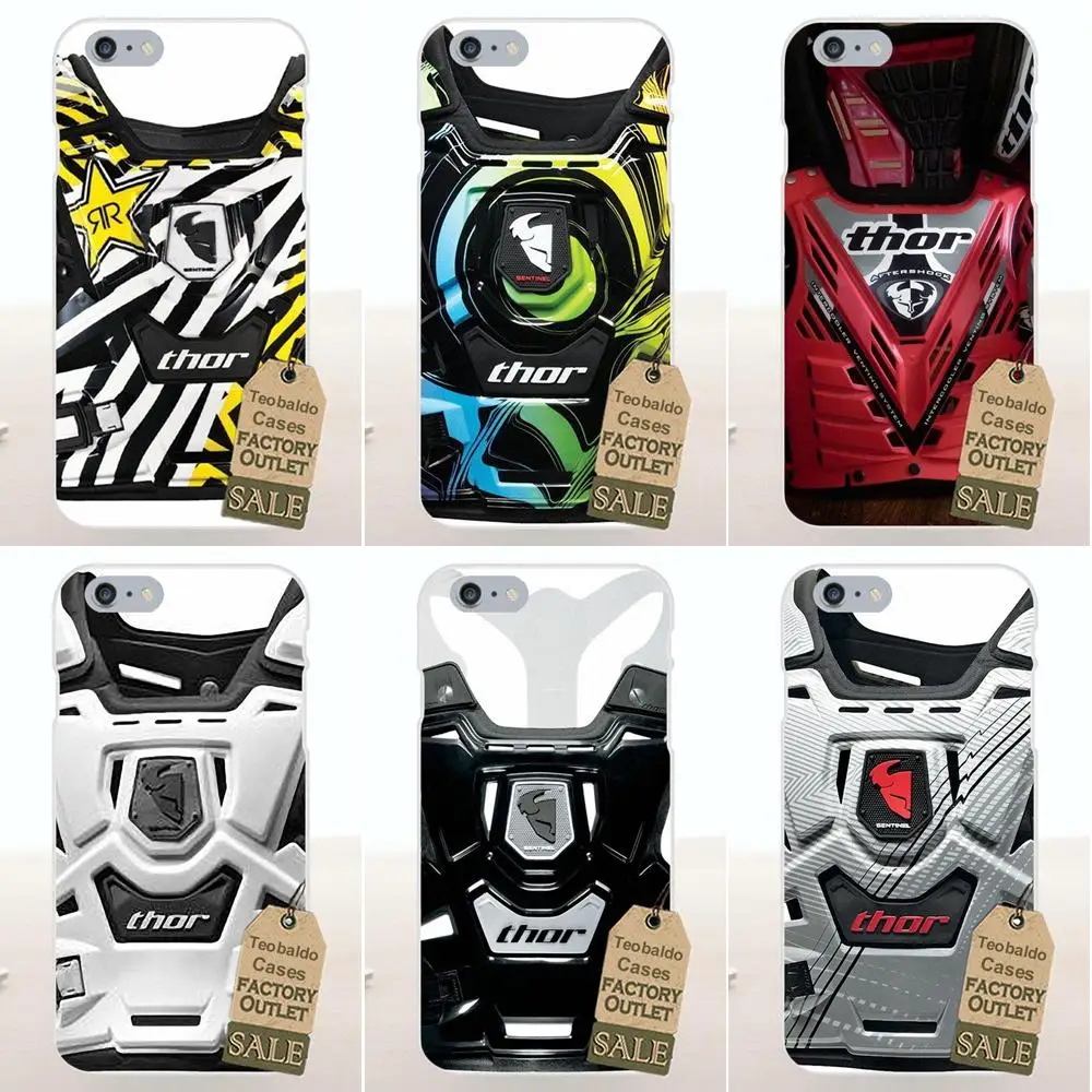 Мягкий чехол из ТПУ Thor Mx Sentinel Motocross для Apple iPhone 4 4S 5 5C SE 6 6S 7 8 Plus X LG G4 G5 G6 K4 K7 K8