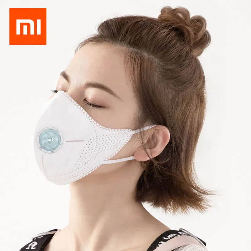 Xiaomi SmartMi Kid Mask, Детский Светильник, дышащая маска с защитой от дымки, мощная фильтрация, PM2.5, блокировка аллергенов, для друзей, 1 шт