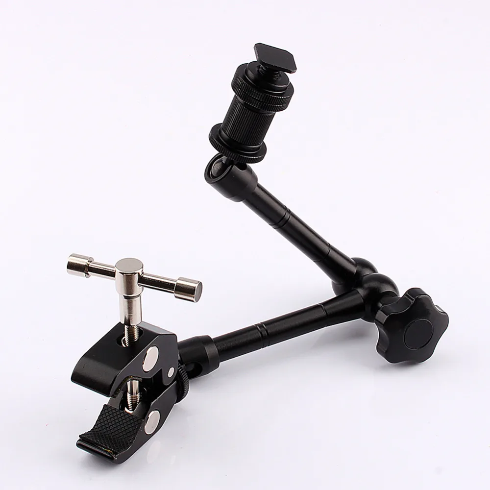 11inch Adjustable Friction Articulating Magic Arm + Super Clamp For