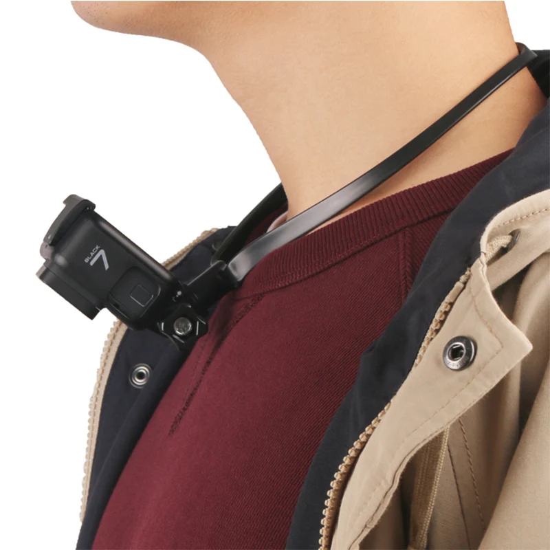 

Wearable Hang on Neck Holder for DJI OSMO Action Hands Free FPV Bracket for GoPro 7 yi 4K SJCAM Camera for Live Streaming Vlog