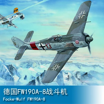 

Assembly model Trumpet player 1/18 Germany FW190A-8 aircraft Toys