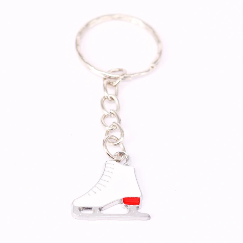 

1Pcs Ice Skates Charms Keychain For Keys Car Key Ring Souvenir Gifts Couple Handbag Jewelry Accessories KC32