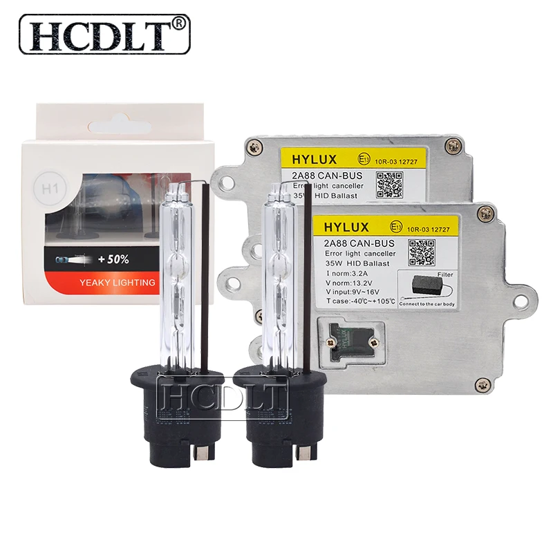 HCDLT 1 Set 35W Yeaky Xenon HID Canbus Kit HID H1 H7 H11 HB3 HB4 D2H Xenon Bulb Kit 4500K 5500K 6500K Hylux 2A88 Canbus Ballast (6)