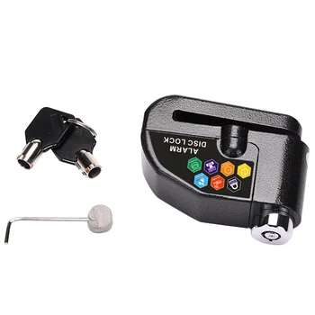 

110DB Motorcycle Alarm Lock Motorbike Anti-theft Alarm Wheel Disc Brake Security Safety Siren Lock