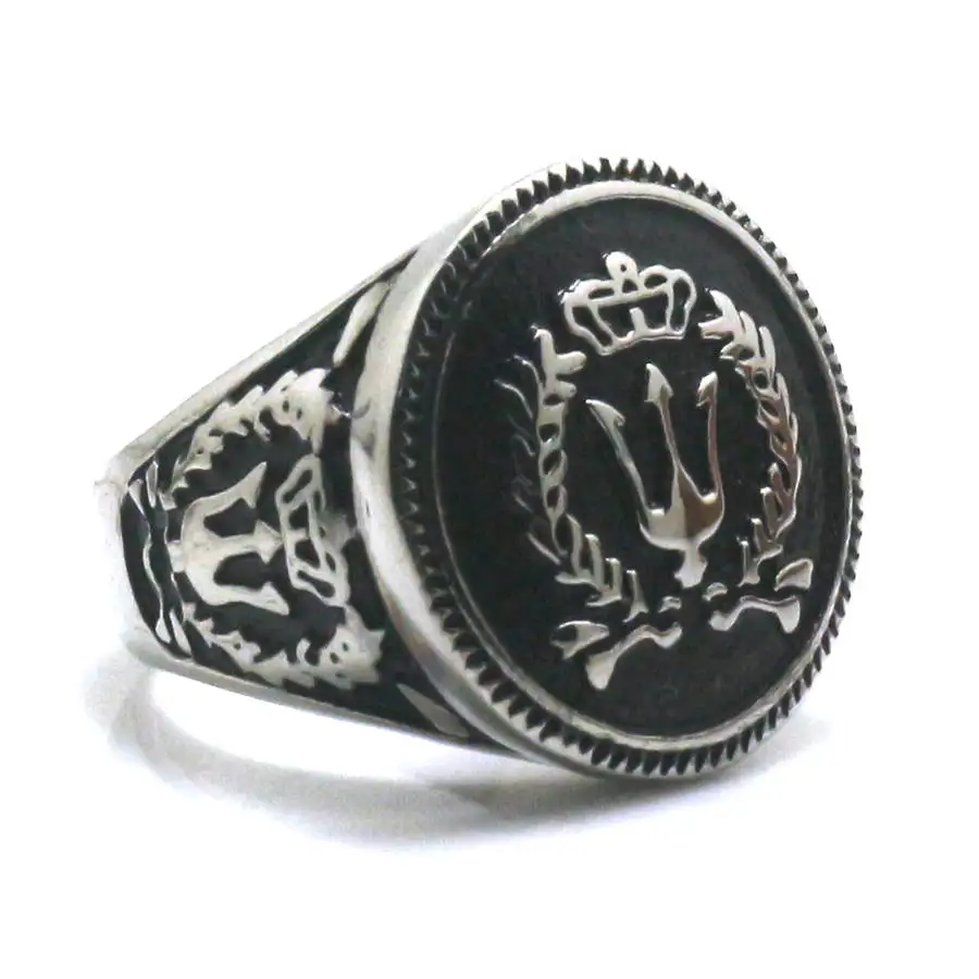 

316L Stainle Steel Punk Gothic Cool Crown Ring