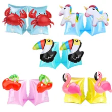 Arm Floating Ring Swim Inflatable Arm Bands for Kids, Floatation Sleeves Floats Tube Water Wings Swimming Arm Floats