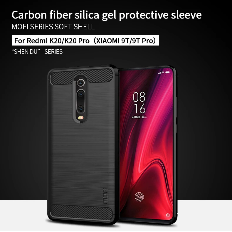 MOFI для Red mi K20/K20 Pro чехол силиконовый чехол мягкий TPU Тонкий чехол для телефона для Xiaomi mi 9 T/9 T Pro задняя крышка Защитная