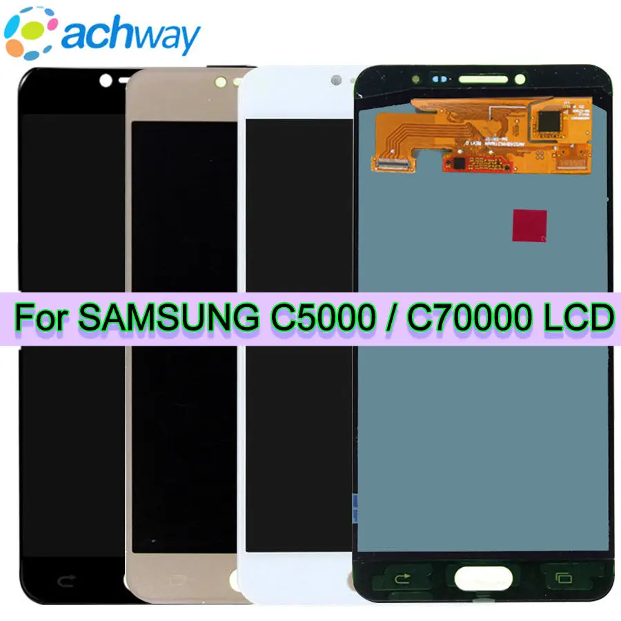 

Tested 5.7" AMOLED C7000 LCD Replacement for SAMSUNG Galaxy C7 LCD Display C5000 Touch Screen Digitizer Assembly SM-C7000 C5