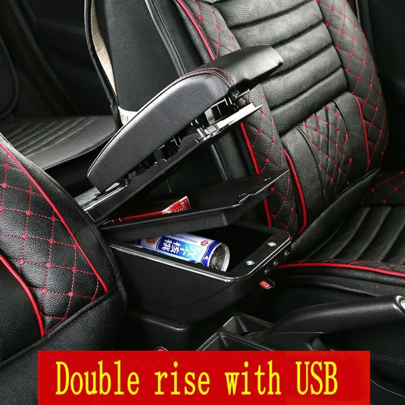 

For Daewoo MATIZ armrest box central Store content box with cup holder ashtray Generic model