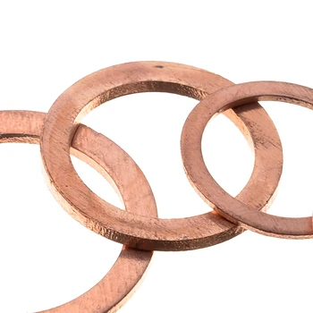 

12 Sizes Solid Copper Crush Washers Assorted Seal Flat Ring Set Professional Hardware Accessories 280PCS With Case
