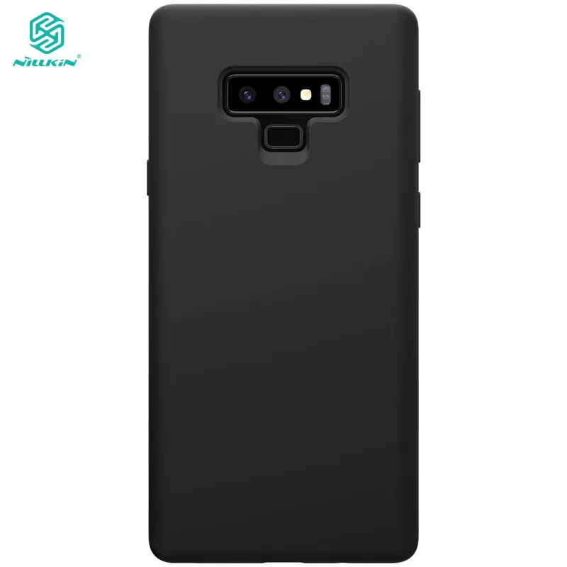 

for Samsung Note9 Case NILLKIN Liquid Smooth Silicone Case For Samsung Galaxy Note 9 Cover Luxury Protective Bags