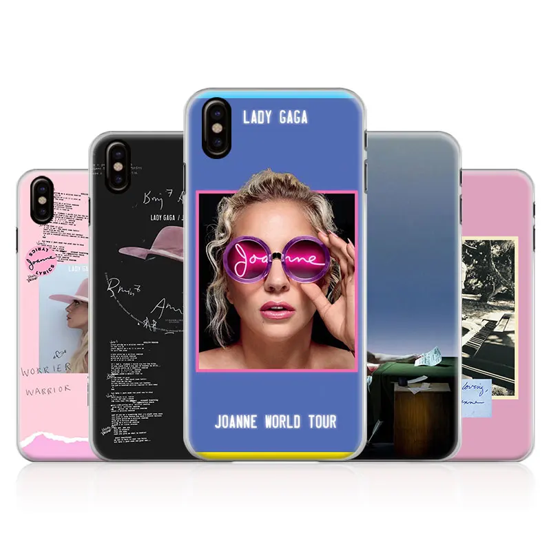 

Lady JOANNE GAGA Fashion cool Coque Phone Case Cover Shell For Apple iPhone XS MAX XR X 8Plus 8 7Plus 7 6sPlus 6s 6Plus 6 5S SE