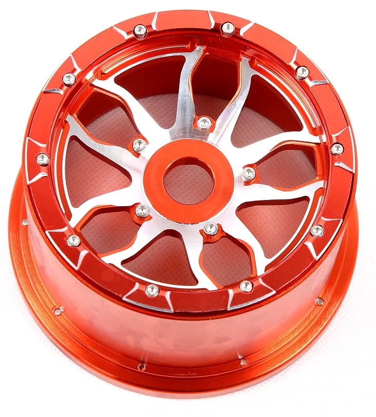 Baja 5b металлический cnc сплав rim fit HPI km rovan оранжевый + красный цвет|Детали и