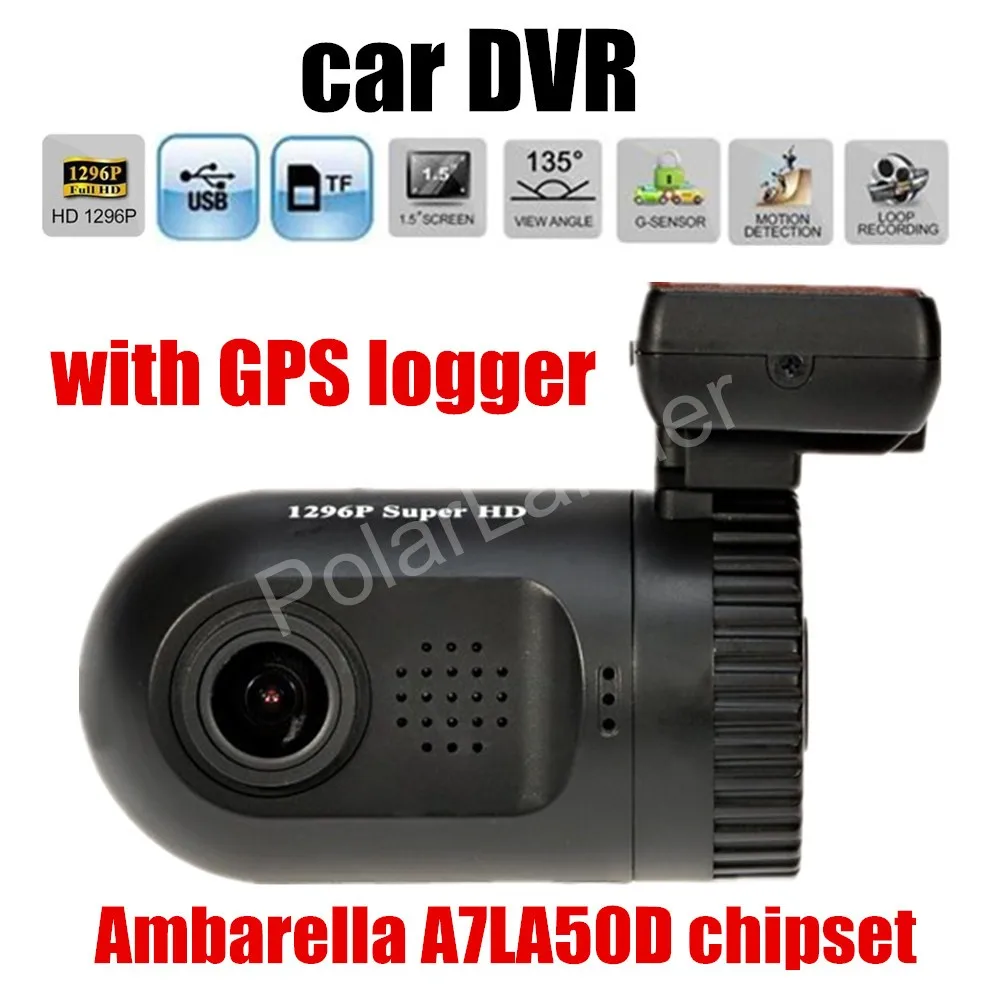 

Dash Cam Car Camera Recorder Video Recorder Full Hd Mini 0805 Ambarella A7LA50D HD With GPS logger 135 degree wide viewing angle